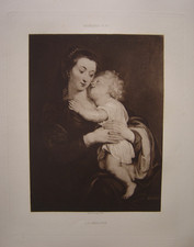 Beautiful Portrait of Our Lady Print by Petrus Paulus Pierre Paul RUBENS
