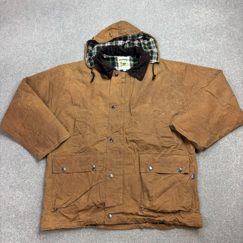 Veste cire adulte marron - en,