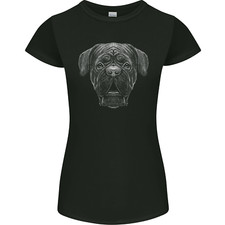 A French Mastiff Dog Dogue Bordeaux Womens Petite Cut T-Shirt