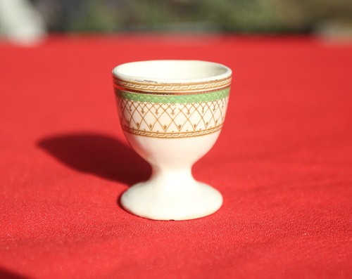 Coquetier ancien porcelaine - ancien, an