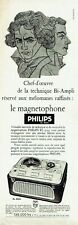 Advertising 720 1960 Philips Dual Amp Loyalty Tape Recorder EL 3524 