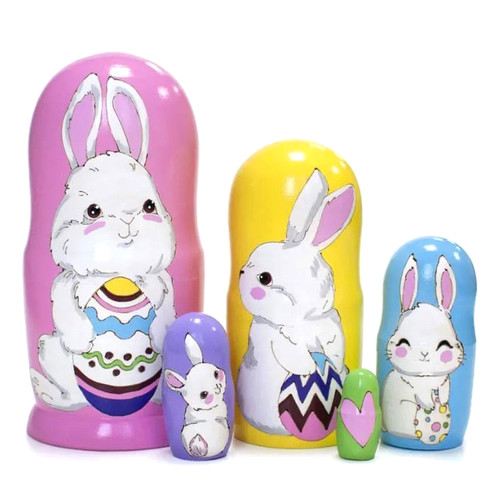 Lapin pâques matriochka - lapin,