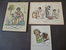 lot de 3 gravures