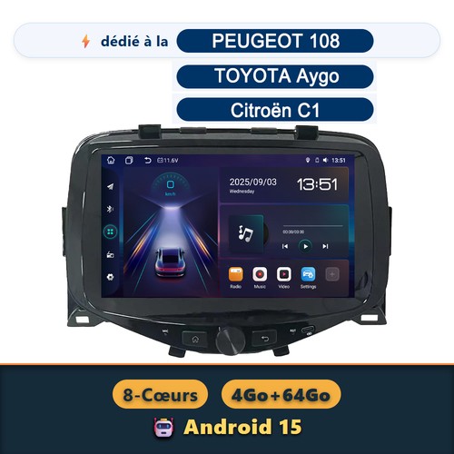Autoradio android carplay - 8",
