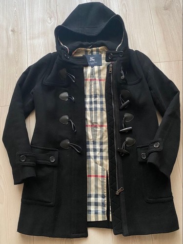 Burberry black duffle - black,