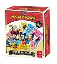 Coffret Jeu de Bataille Mickey Rétro édition Cartamundi