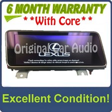 2016 - 2018 Lexus RX350 RX450H OEM 12 Inch Navigation Screen Display