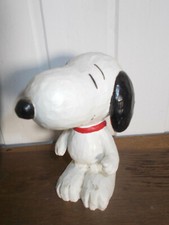 Rare Antique Vintage Snoopy Peanuts Piggy Bank UFS 14cm 