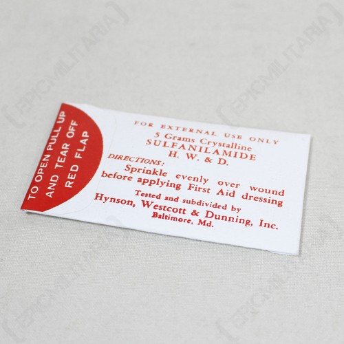 Ww2 medic sulfanilamide - us,