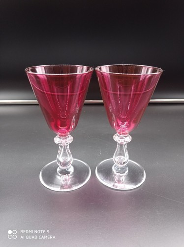 Verres vin rouge cristal - vin,