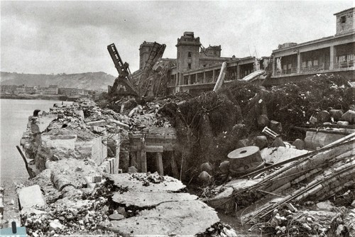 Ww2 cherbourg ruines de la - de,