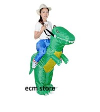 Costume de dinosaure vert