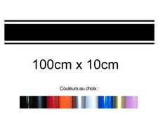 1x TRIPLE NET BAND CAR MOTORCYCLE 100cmX10cm RACING STICKER STICKER BA240-10