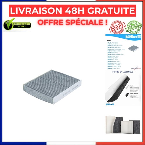 Filtre habitacle charbon actif