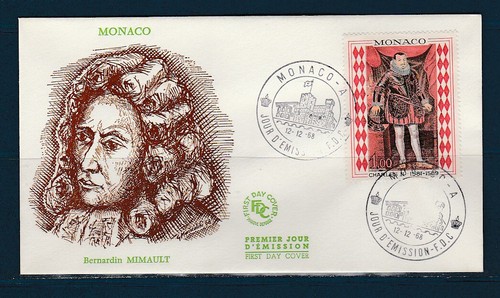 Monaco enveloppe 1er - monaco,