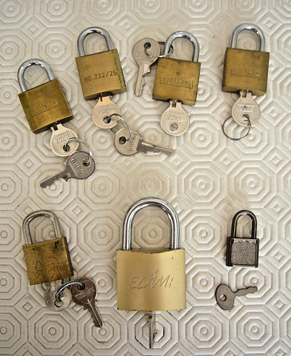Lot cadenas 7 à clé - 7,