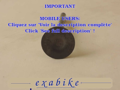 Soupape echappement pour - d'echappement,