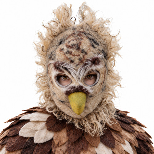 Masque hibou adulte en - de,