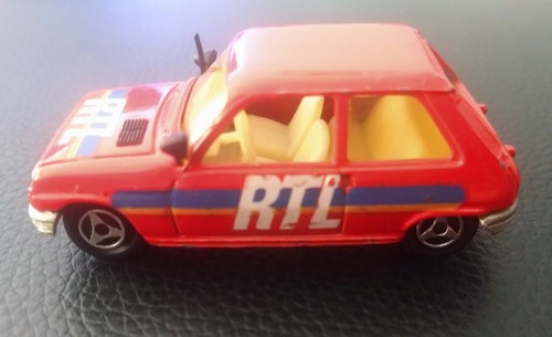 Majorette renault rtl - renault, 5