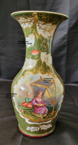 Vase 19ème femme turque - , et
