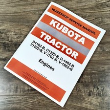Kubota L2850 & L1 Series Tractor V1702 Engine Service Manual Repair Shop Book