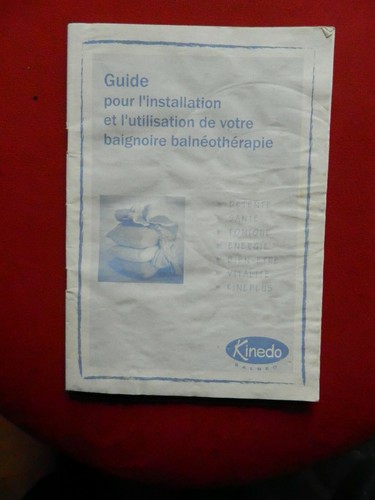 Guide baignoire kinedo - baignoire,