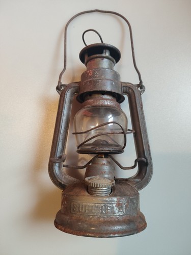 Ancienne lampe tempête - ancienne,