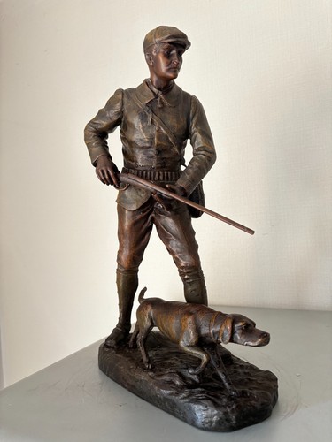 Sculpture xixème chasse - xixème,