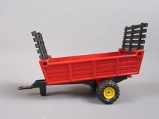 B330 Majorette France Remorque Rouge 1 Essieu pour Tracteur Agricole L 13 cm
