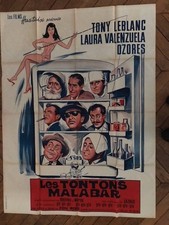 Affiche cinéma "Les Tontons