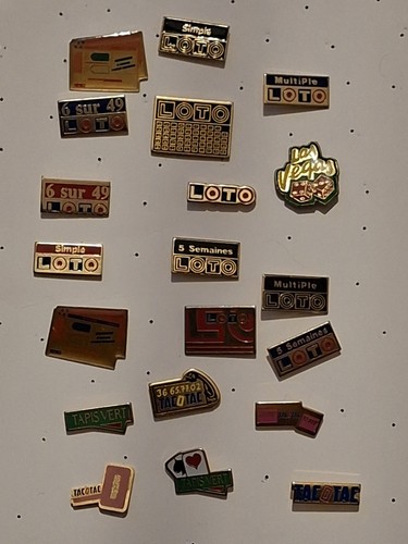 Lot pin vintage loto - de, 20