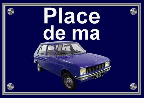 Plaque place ma - ", peugeot