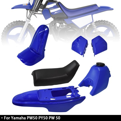 Blue plastic body fender - plastic, seat