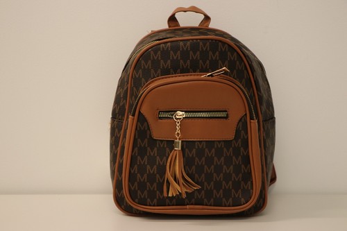 Sac dos femme marron - dos,