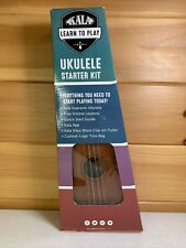 Kala Learn To Play Meranti Soprano 4 String Ukulele Starter Kit Ages 3-103 NEW