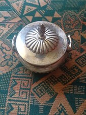 Sucrier en argent massif