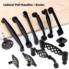 Meuble cuisine poignée porte placard tiroirs chambre meuble poignées Noir mat