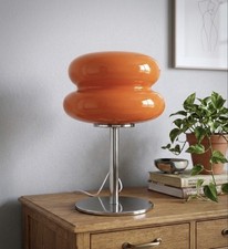 lampe champignon orange