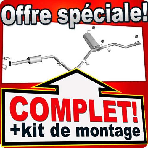 Ligne pot échappement pour - ligne,