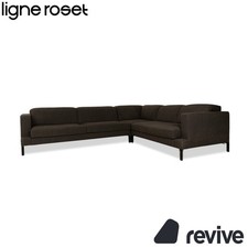 Ligne Roset Tissu Canapé D'Angle Gris