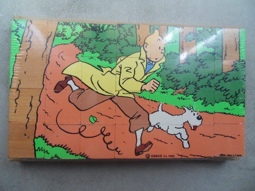 Cube tintin bois marque - cube,