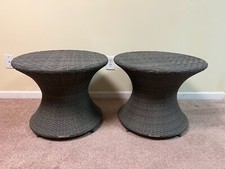 Frontgate wicker outdoor patio tables in Excellent Condition!