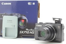 [NEAR MINT in Box] Canon PowerShot SX710 HS Black 20.3MP 30x Camera From JAPAN