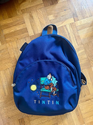 Petit sac dos tintin bleu - petit, à