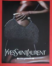 Press advertising handbags Yves SAINT LAURENT & Salvatore FERRAGAMO shoes