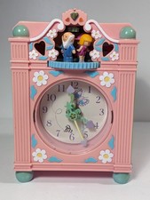 Polly Pocket Funtime Clock - Horloge / Pendule - Fonctionne + 4 personnages