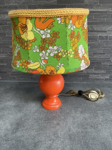 Lampe vintage orange - lampe,