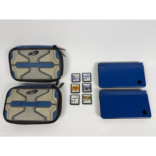 Nintendo blue handheld - ds, xl