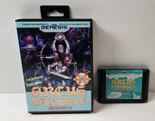 Arcus Odyssey - Sega Genesis - Game & Box Only - No Manual - Tested & Works
