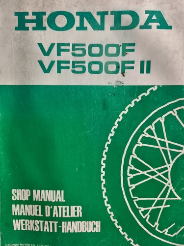 Honda vf500f vf500fii - honda, 1984